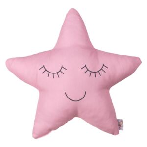 Ružičasti pamučni dječji jastuk Mike & Co. NEW YORK Pillow Toy Star, 35 x 35 cm