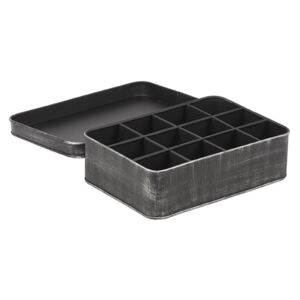 Crna metalna kutija za čaj LABEL51