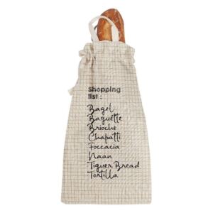 Lanena torba za kruh Linen Couture Bag Shopping, visina 42 cm