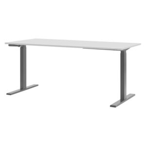 Zondo Pisaći stol- DESIRA II (180x80 cm) (siva + crna) (ručno podesiv)