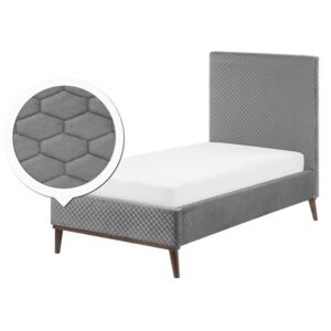 Zondo Jednostruki krevet 90 cm BARON (svijetlo siva) (s podnicom)