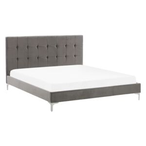 Zondo Bračni krevet 140 cm AMART (siva) (s podnicom)