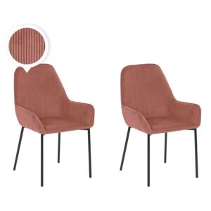 Zondo Set 2 kom. blagovaonskih stolica LARNO (ružičasta)
