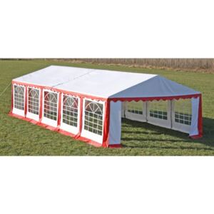 VidaXL Šator za zabave 10 x 5 m crveni