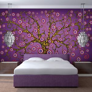 Foto tapeta - abstract: tree (violet)