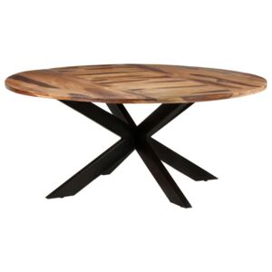 VidaXL Blagovaonski stol okrugli 175 x 75 cm od drva bagrema i šišama