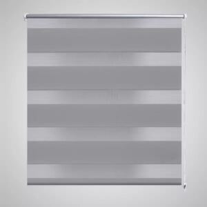 VidaXL Rolo sive zavjese sa zebrastim linijama 40 x 100 cm