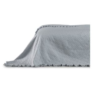 Sivi prekrivač AmeliaHome Tilia, 260 x 240 cm