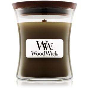 Woodwick Oudwood mirisna svijeća s drvenim fitiljem 85 g