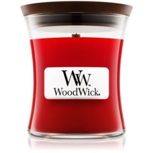 Woodwick Pomegranate mirisna svijeća s drvenim fitiljem 85 g