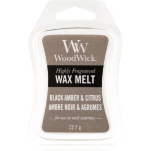 Woodwick Black Amber & Citrus vosak za aroma lampu 22,7 g