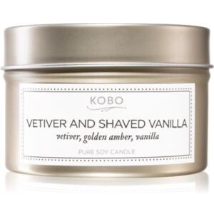KOBO Coterie Vetiver and Shaved Vanilla mirisna svijeća u limenci 113 g