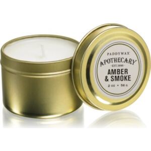 Paddywax Apothecary Amber & Smoke mirisna svijeća u limenci 56 g