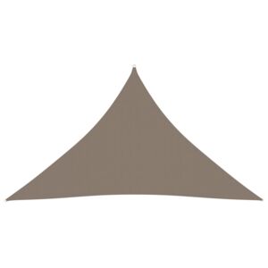 VidaXL Jedro protiv sunca trokutasto tkanina 3,5x3,5x4,9 m smeđe-sivo