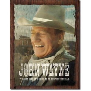 John Wayne - Fine Day Metalni znak, (30 x 42 cm)