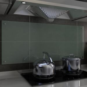 VidaXL Kuhinjska zaštita od prskanja bijela 120 x 50 cm kaljeno staklo