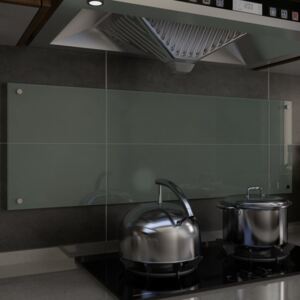 VidaXL Kuhinjska zaštita od prskanja bijela 120 x 40 cm kaljeno staklo