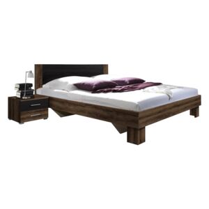 Bračni krevet 160 cm Verwood Tip 51 (monastery + crna) (s noćnim stolićima)