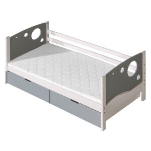 Jednostruki krevet 80 cm Kolin (s rešetkom i prostorom za odlaganje)