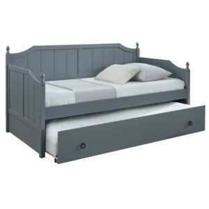 Jednostruki krevet s dodatnim ležajem 90 cm Byrma (siva)