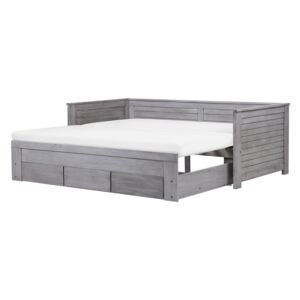 Krevet na razvlačenje 91 cm CAJUN (s podnicom) (siva)