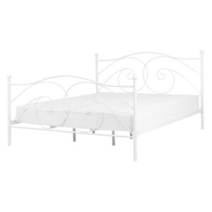 Zondo Bračni krevet 180 cm DIROU (s podnicom) (bijela). 1007238