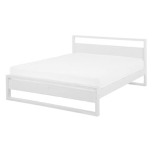 Bračni krevet 140 cm GIACOMO (s podnicom) (bijela)