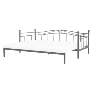 Krevet na razvlačenje 90 cm TULO (s podnicom) (crna)