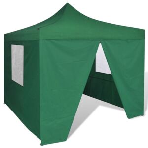 VidaXL Zeleni šator s 4 zida